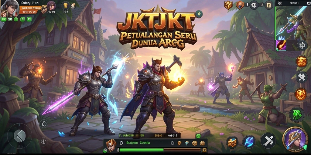 Gameplay ARPG seru di JKTJKT dengan aksi cepat dan strategi mendebarkan.