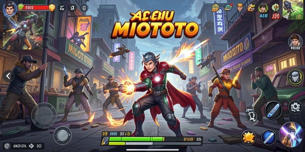 Tampilan seru dari gameplay MIOTOTO yang penuh aksi dan tantangan.