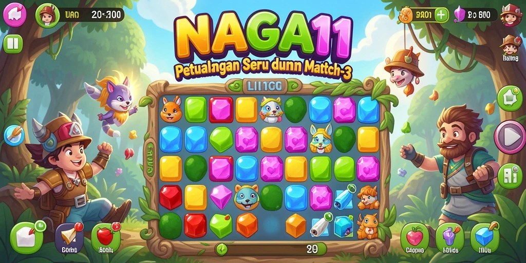 Tampilan permainan <strong>NAGA11</strong> yang penuh warna dan menarik.