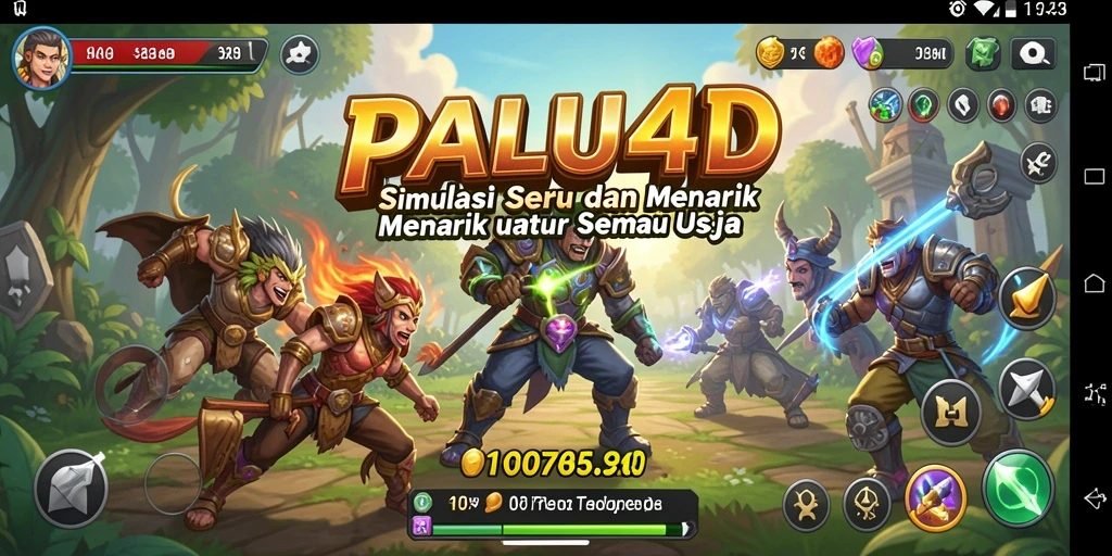 Tampilan gameplay PALU4D yang memukau dengan grafik realistis.