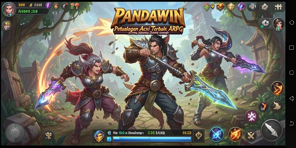 Tangkapan layar gameplay yang mendebarkan dalam dunia ARPG.