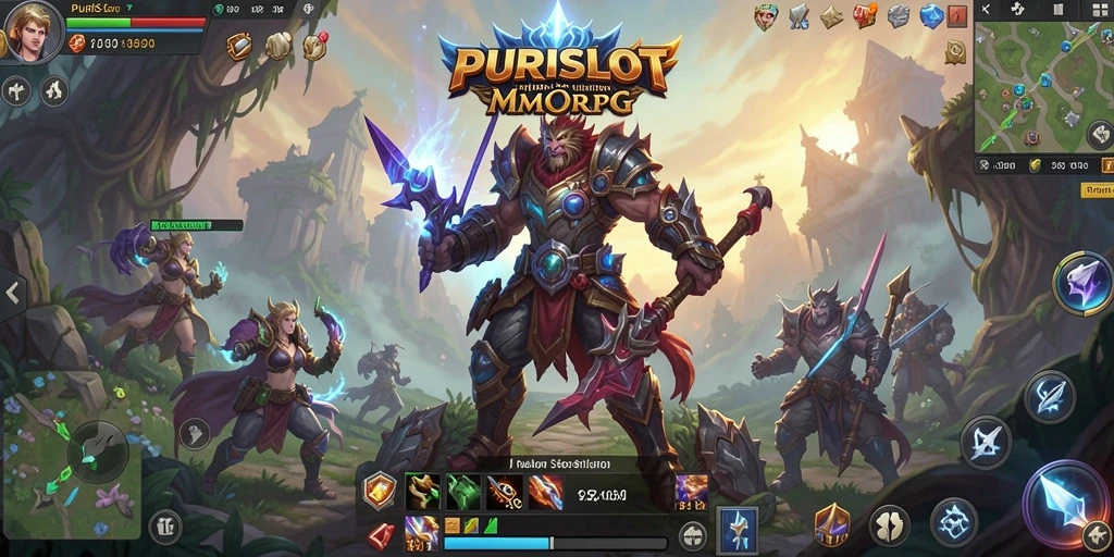 Screenshot gameplay yang menarik dan mendebarkan di dunia MMORPG.