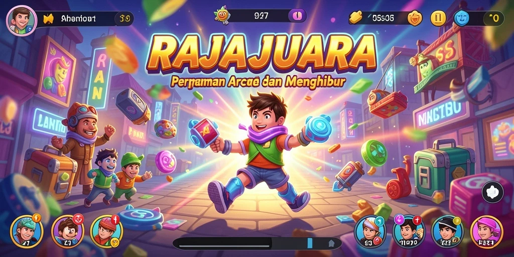 Gameplay RAJAJUARA yang penuh aksi dan tantangan.