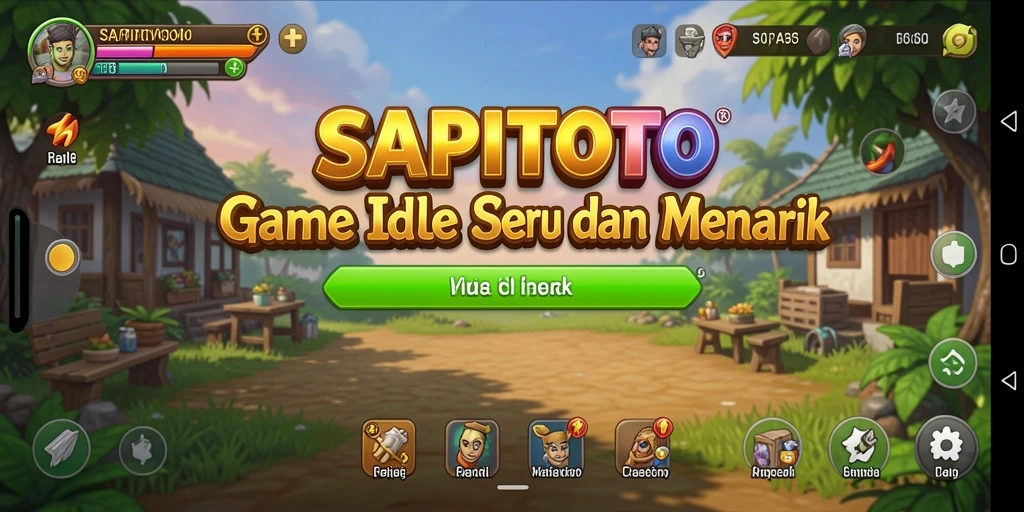 Tampilan gameplay SAPITOTO yang santai dan menghibur.