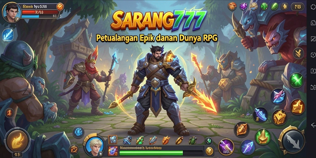 Tampilan gameplay mendebarkan dalam SARANG777 yang mengundang petualangan.