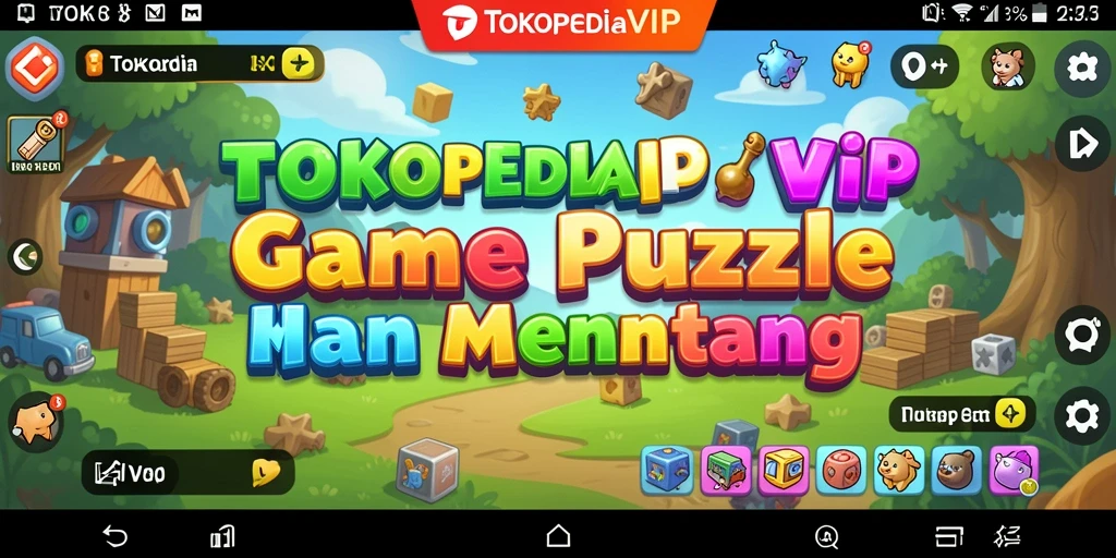 Tampilan gameplay TOKOPEDIAVIP yang penuh tantangan dan menyenangkan.