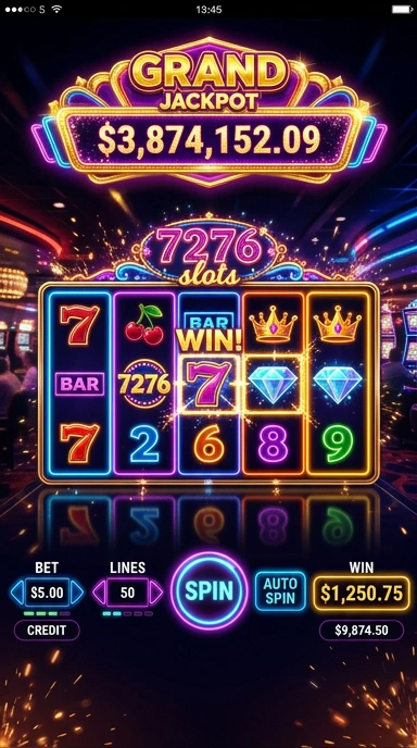 Screenshot halaman utama 7276slots menampilkan berbagai pilihan aplikasi yang menarik.